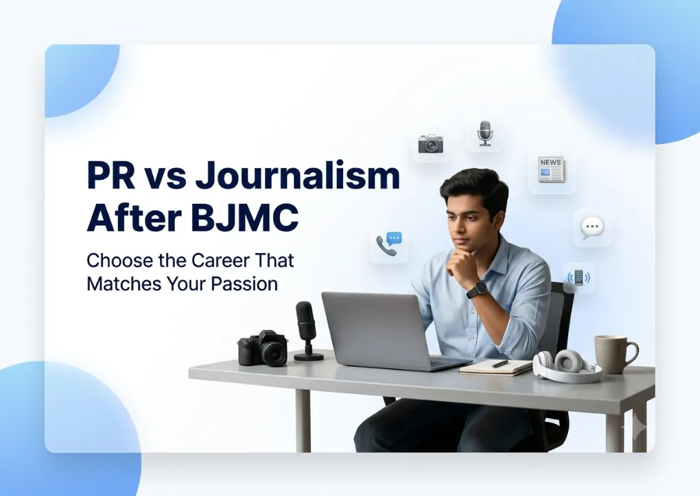 PR vs Journalism After BJMC: 5 Key Differences Every Mass Comm Student Must Know